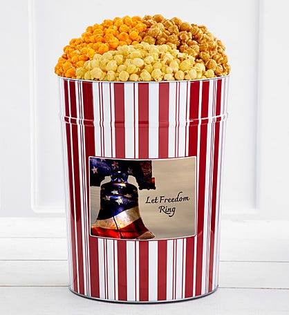 Tins With Pop® 4 Gallon Let Freedom Ring Bell
